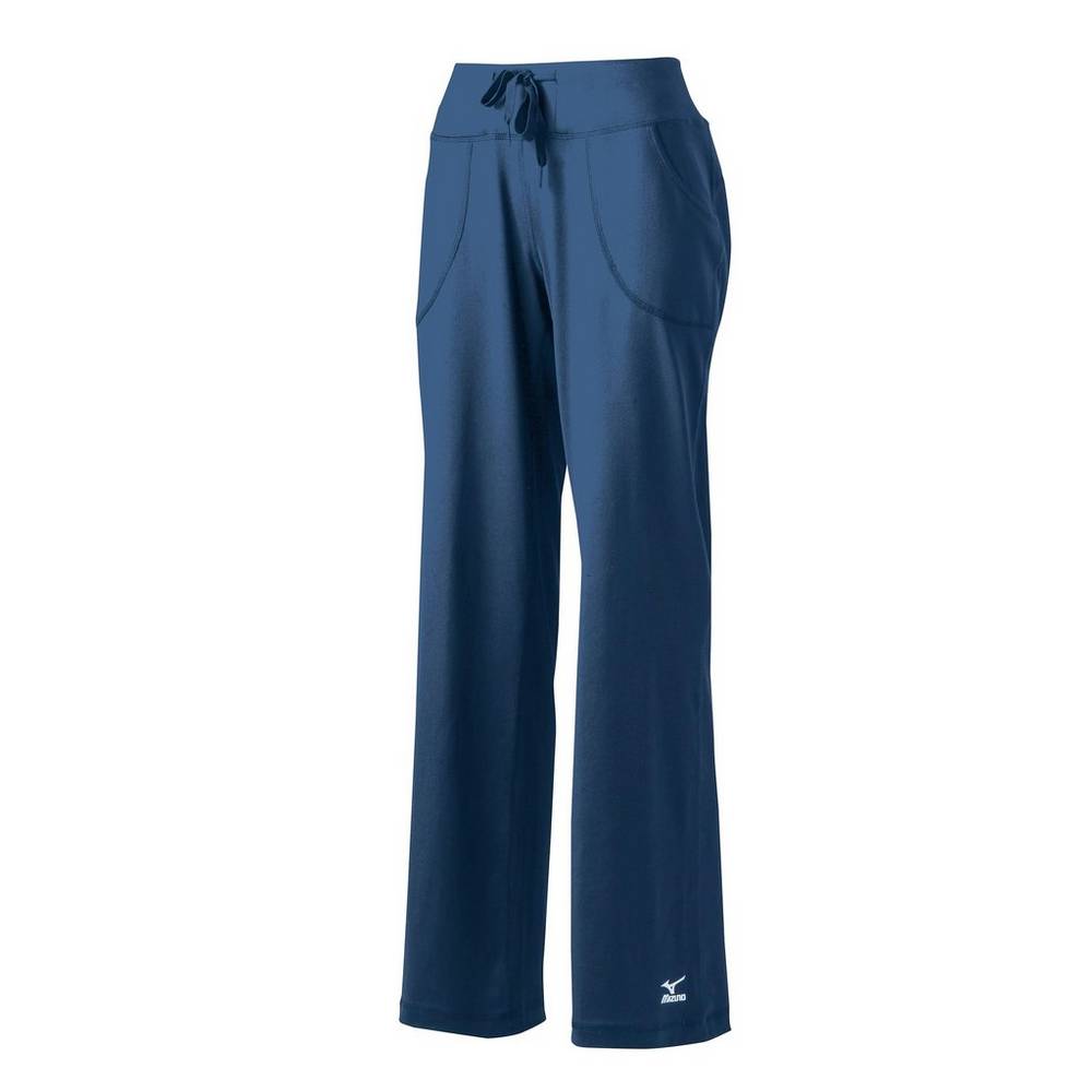 Womens Mizuno Straight Long Pants Navy Philippines (NVOTPL139)